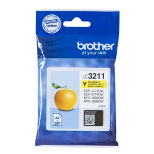 Tinteiro Original Brother LC-3211Y Amarelo