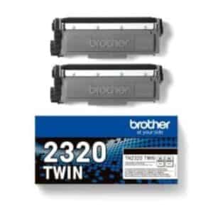 Toner Original Multipack Brother TN2320TWIN Pack 2x Pretos