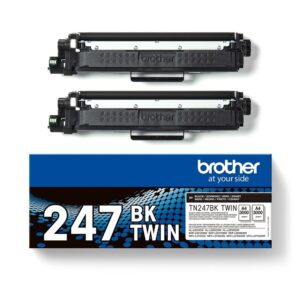 Toner Original Brother TN247BK Pack 2 Unidades Preto