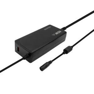 Transformador Universal Aisens ASLC-65WAUTO-BK 65W Automático 9 Conectores Output Voltagem 18.5-20V 1USB QC3.0