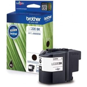 Tinteiro Original Brother LC-22EBK XL Alta Capacidade Preto