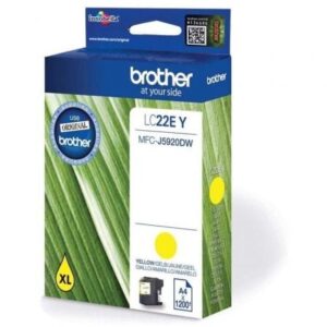 Tinteiro Original Brother LC22EY XL Alta Capacidade Amarelo