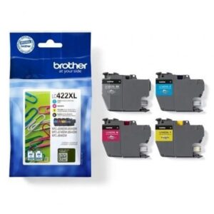 Tinteiro Original Multipack Brother LC-422XL Alta Capacidade Azul Magenta Amarelo Preto