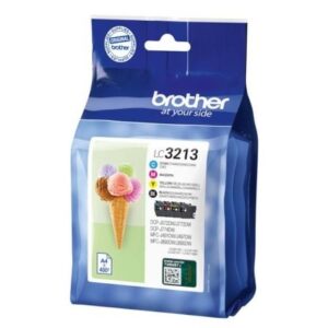 Tinteiro Original Multipack Brother LC-3213VAL Azul Magenta Amarelo Preto