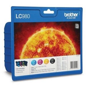 Tinteiro Original Multipack Brother LC-980 Azul Magenta Amarelo Preto