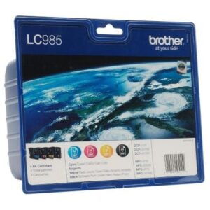 Tinteiro Original Multipack Brother LC- 985 Azul Magenta Amarelo Preto