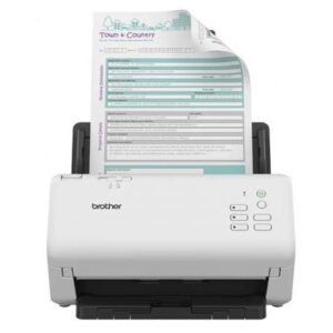 Scanner Documental Brother ADS-4300N com Alimentador de Documentos ADF Duplex Branco