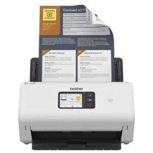 Scanner Documental Brother ADS-4500W com Alimentador de Documentos ADF Duplex