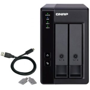 NAS QNAP TR-002 2 Baías 3.5"- 2.5" Formato Torre