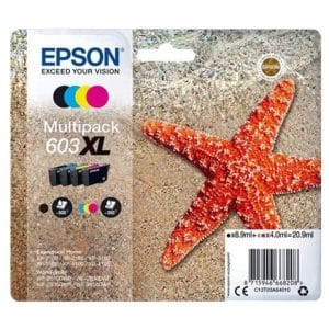 Tinteiro Original Multipack Epson nº603 XL Alta Capacidade Azul Magenta Amarelo Preto