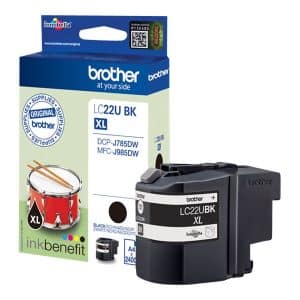 Tinteiro Original Brother LC22UBKBP XL Alta Capacidade Preto