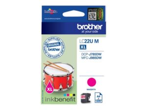 Tinteiro Original Brother LC22UMBP XL Alta Capacidade Magenta