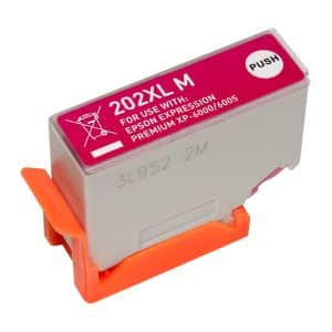 Tinteiro Compatível Epson 202XL Alta Capacidade Substitui C13T02H34010/C13T02F34010 Magenta