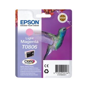 Tinteiro Original Epson T0806 Magenta Claro