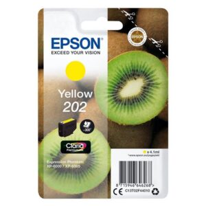 Tinteiro Original Epson 202 Amarelo