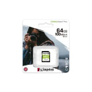 Cartão SD Kingston CANVAS Select Plus 64Gb SD XC Class 10 100MBs