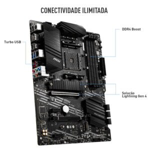 Motherboard MSI Pro B550-A ATX DDR4 AM4