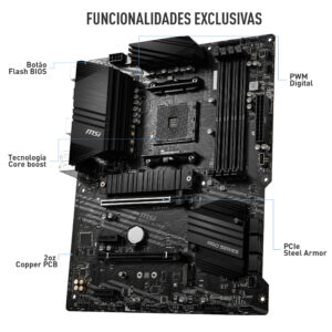 Motherboard MSI Pro B550-A ATX DDR4 AM4