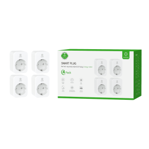 Pack 4 x Tomada Inteligente Woox R6118 Com Medidorr Energia