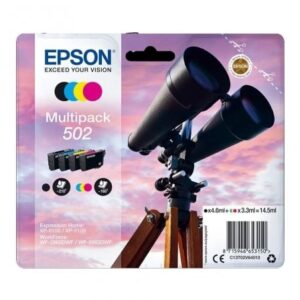 Tinteiro Original Epson Multipack nº502 Preto Azul Amarelo Magenta