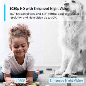 Câmara Segurança Tp-Link TC70 Full HD WiFi Pan-Tilt Smart Home Night Vision Live Remoto Tapo app