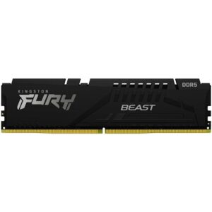 Memória Dimm Kingston 8GB DDR5 5200MTs CL40 FURY Beast Black