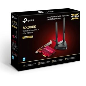 Placa de Rede Wifi PCI Express TP-Link Archer TX3000E 3000Mbps 2.45GHz