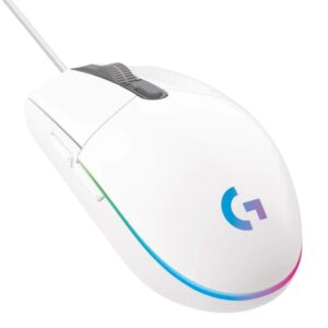 Rato Gaming Logitech G102 Lightsync 8000 Dpi Branco