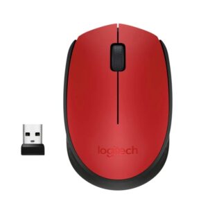 Rato Sem Fios Logitech M171 1000 Dpi Vermelho