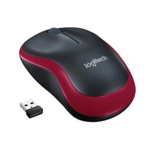 Rato Sem Fios Logitech M185 1000 Dpi Vermelho