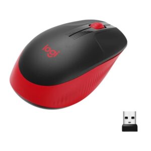 Rato Sem Fios Logitech M190 1000 Dpi Vermelho