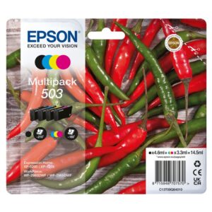 Tinteiro Original Epson 503 Multipack Preto Amarelo Azul Magenta