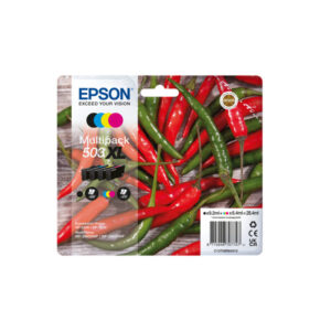 Tinteiro Original Epson 503XL Multipack Preto Azul Amarelo Magenta