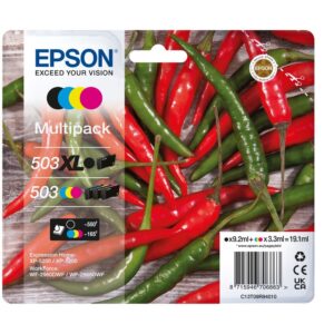 Tinteiro Original Epson Multipack 503XL Preto 503 Amarelo Azul Magenta