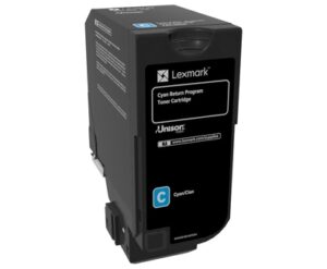 Toner Original Lexmark 74C20C0 Azul