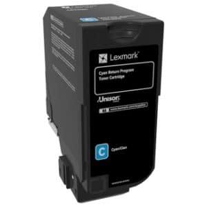 Toner Original Lexmark 74C20C0 Azul