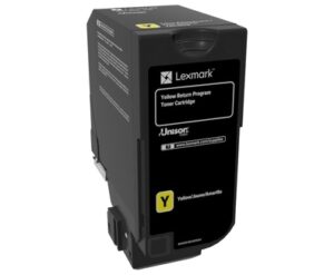 Toner Original Lexmark 74C20Y0 Amarelo