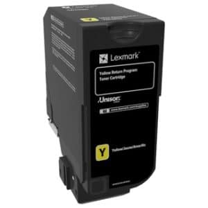 Toner Original Lexmark 74C20Y0 Amarelo