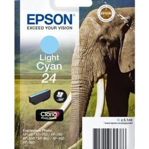 Tinteiro Original Epson nº24 Azul Claro