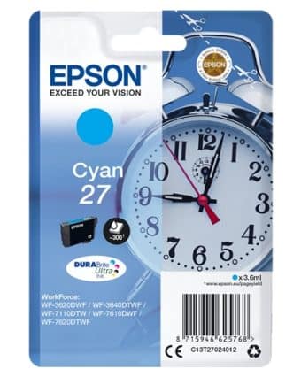 Tinteiro Original Epson nº27 Azul