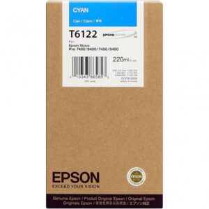 Tinteiro Original Epson T6122 Azul