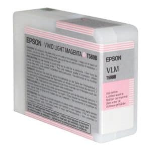 Tinteiro Original Epson T580B Magenta Claro