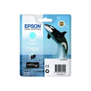 Tinteiro Original Epson T7605 Azul Claro