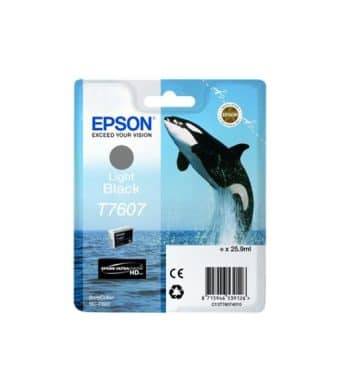 Tinteiro Original Epson T7607 Preto Claro