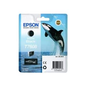 Tinteiro Original Epson T7608 Preto Mate