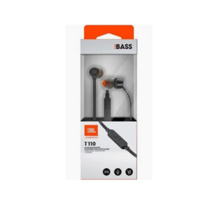 Auriculares JBL 110 com microfone Jack 3.5 Preto