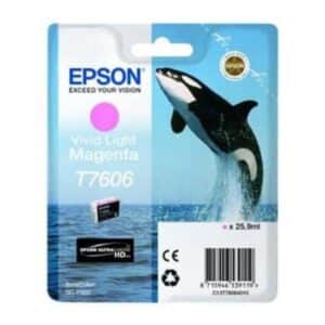 Tinteiro Original Epson T7606 Magenta Claro