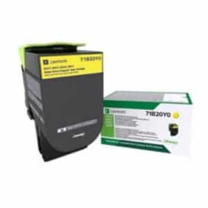 Toner Original Lexmark 71B20Y0 Amarelo