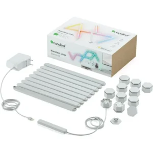 Nanoleaf Painéis de Luz Lines Starter Kit Pack 9x