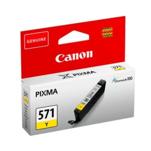 Tinteiro Original Canon CLI571 Amarelo